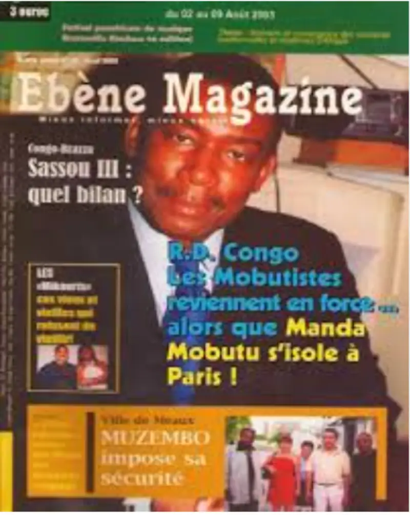 Rétrospective des couvertures historiques d'Ébène Magazine de 1991 à 2026 - 35 ans de presse panafricaine.