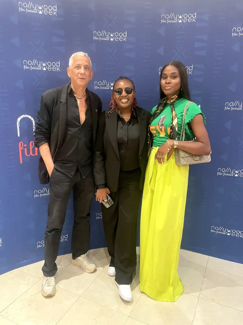 Affiche du film Evi Superstar, premier long-métrage musical de la réalisatrice nigériane Uyoyou Adia, présenté en compétition à la NollywoodWeek 2026 au cinéma L'Arlequin à Paris.